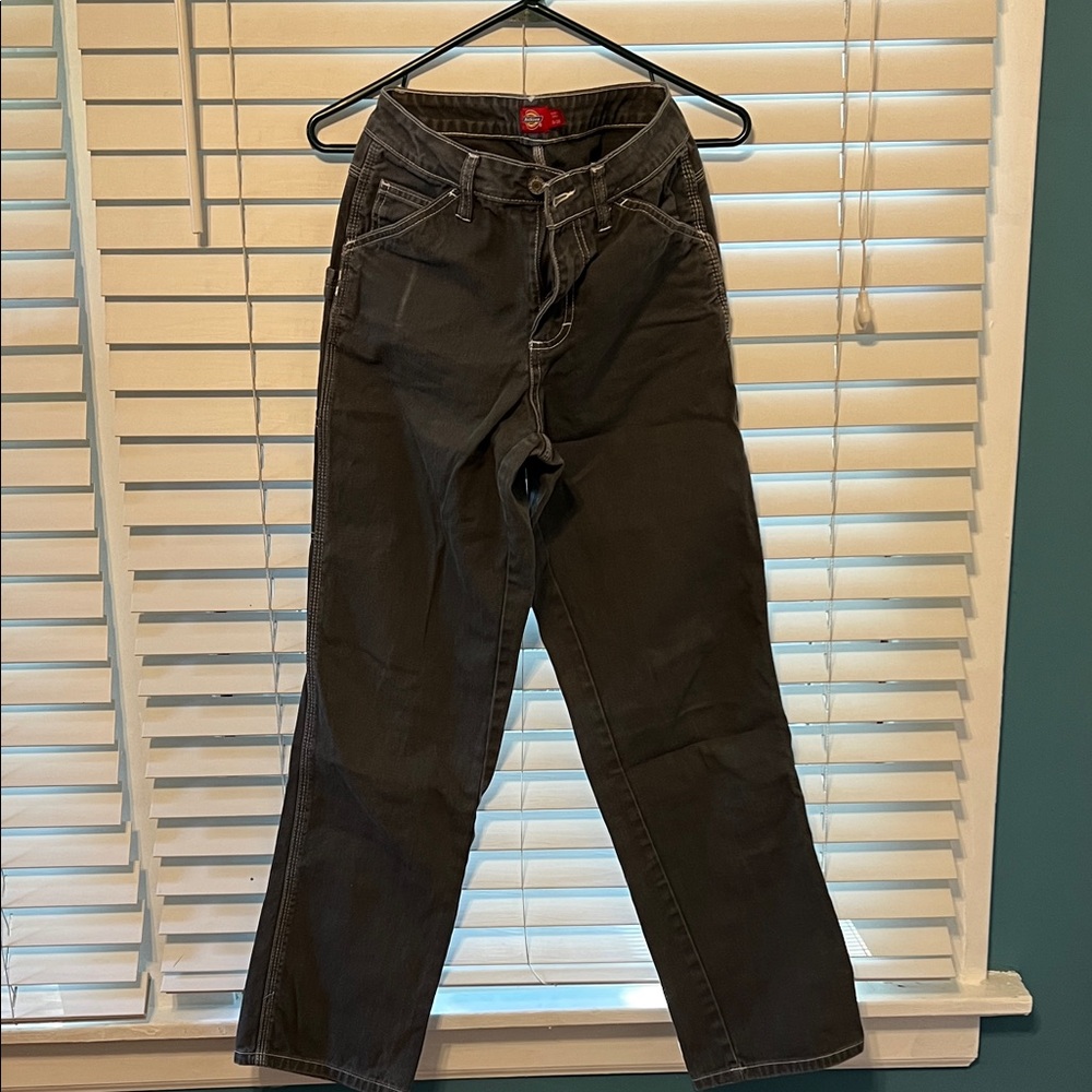 Dickies Women's Gray Straight Leg Pants